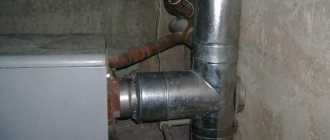 Factory-assembled boilers or furnaces always have a chimney connection. That is, the problem with the cross section of the chimney is no longer worth it - it should be no less than that specified in the technical documentation.