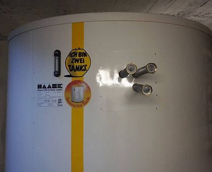 Large branded heat storage