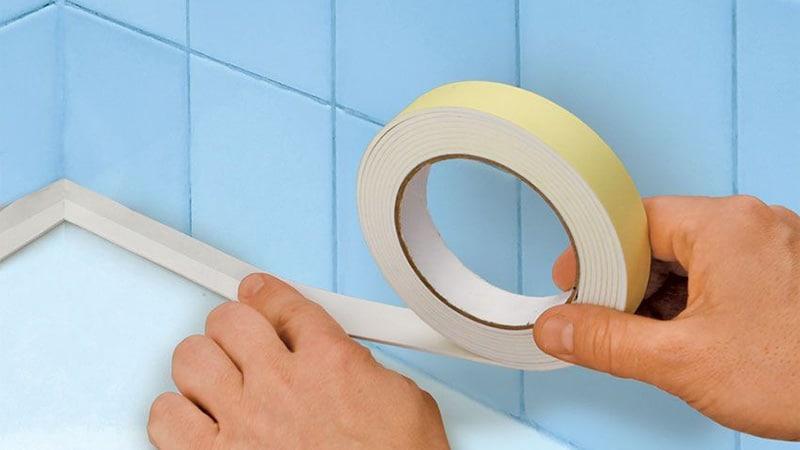 Tape for waterproofing joints in the bathroom