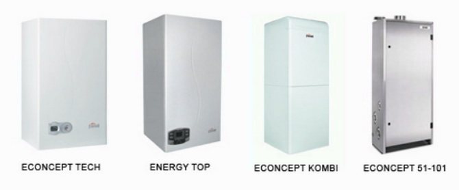 Saklaw ng boiler ng condensing ng Ferroli