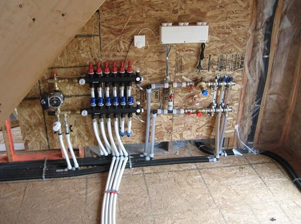 Diy radiation wiring of the home heating system