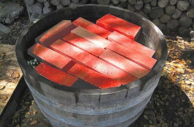 do-it-yourself brick grill