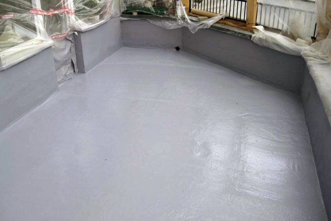 Balcony waterproofing materials