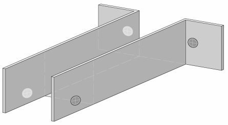 fasteners on a homemade element