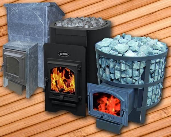 Metal stoves for a bath