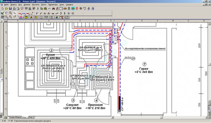 Methods of hydraulic calculation of the heating system.