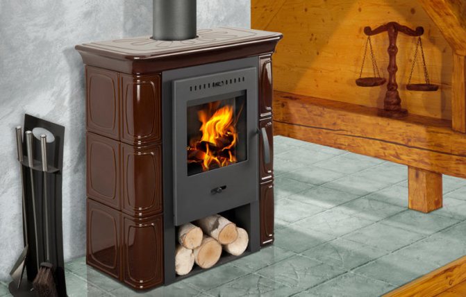 Mini fireplace para sa pagbibigay