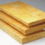 mineral wool of different thickness