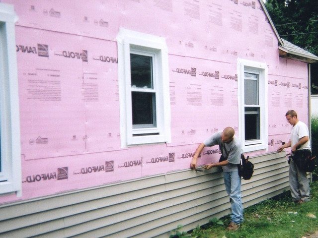 Siding installation