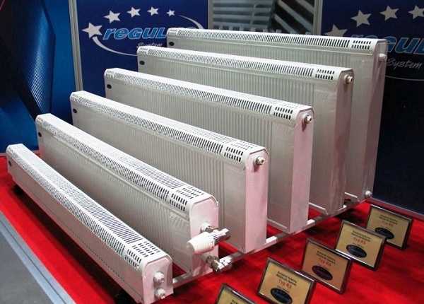 Pictured are copper-aluminum radiators Regulus-sistem