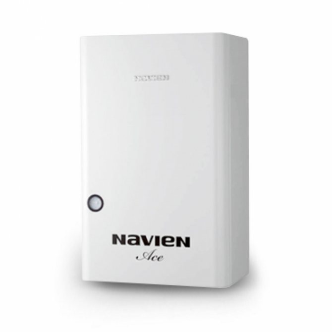 Wall range of boilers Navien Ace