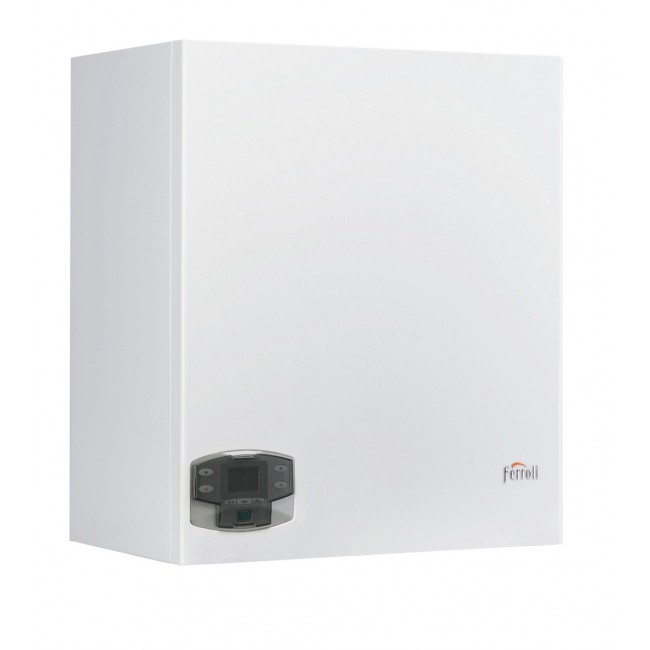 Wall-mounted atmospheric boiler Ferroli with open hearth