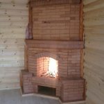 Newly built hearth