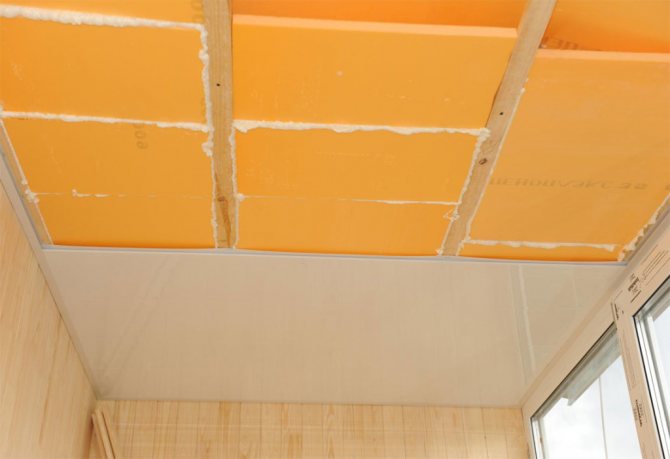 Insulated ceiling sheathing