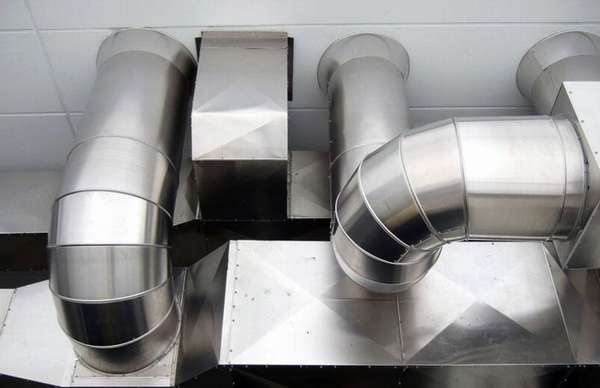 Galvanized air ducts