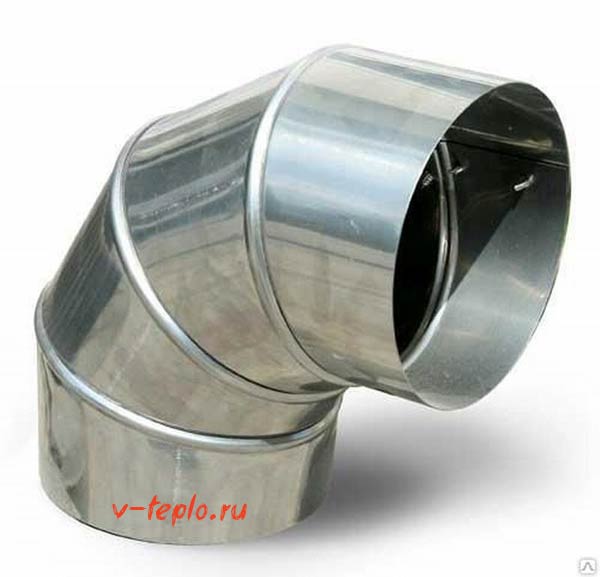 Single-circuit galvanized chimney pipe