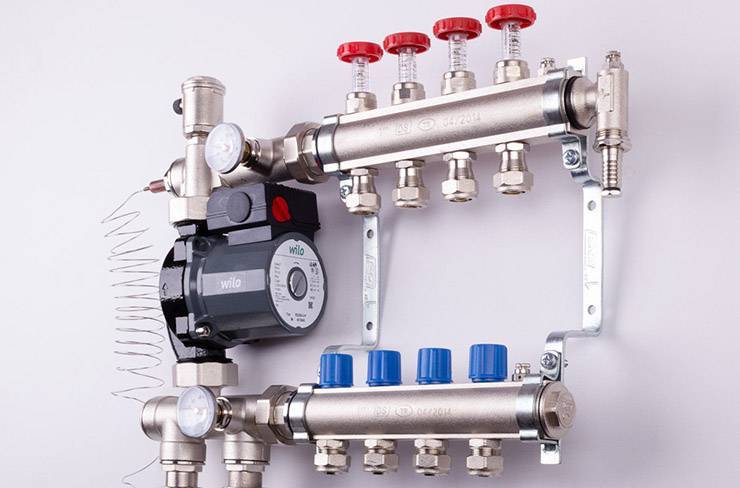 The main points of installation and adjustment of flow meters for the underfloor heating system