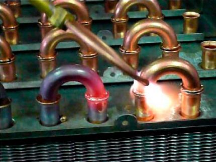 Brazing the heat exchanger