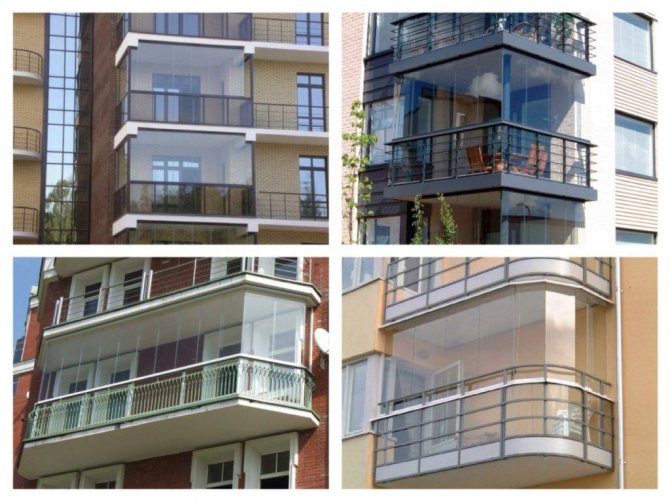 Panoramic glazing of a balcony: types and features of technology