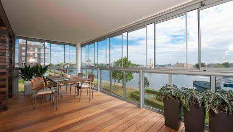 Panoramic glazing of a balcony: types and features of technology