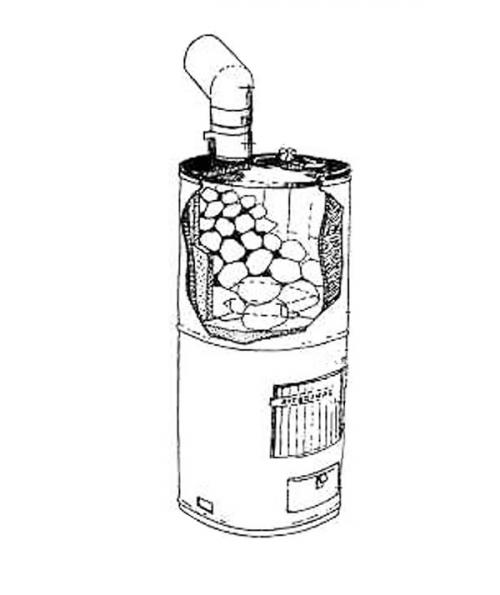 Spis från ett fat på 200 liter: diagram, ritningar, foton, video