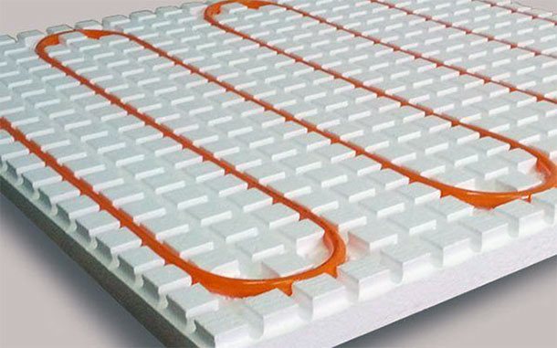 Foam underfloor heating