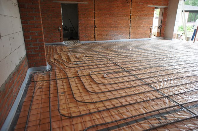 Penoplex under floor heating