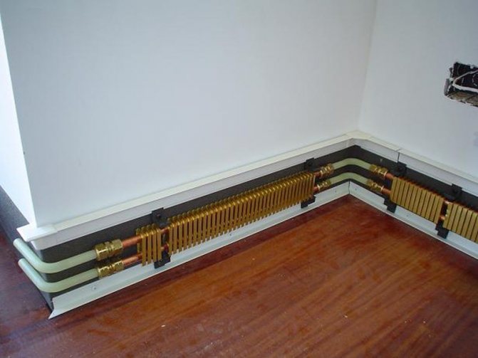 SKIRTING HEATING SYSTEM: FEATURES AND INSTALLATION