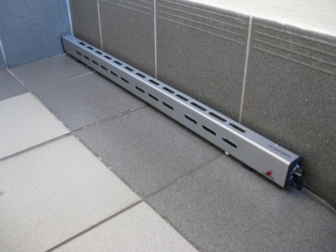 Skirting convector: types, features, installation