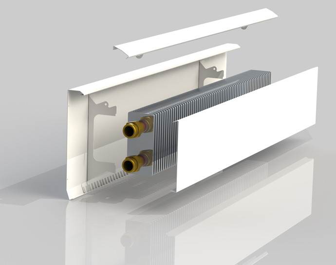 Pemanas skirting: elektrik, pemanasan inframerah ...