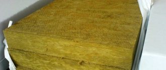 Mineral wool slabs with synthetic binder