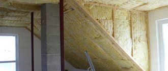 mineral wool slabs for roof insulation