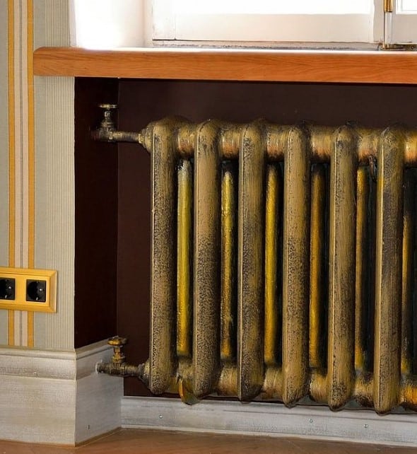 Peindre un radiateur en fonte