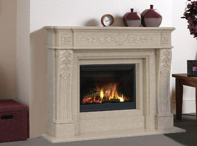 plaster fireplace portals