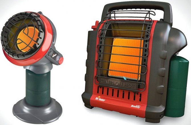 Gas fired portable infrared catalytic heaters