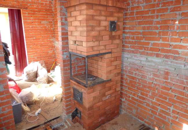 Building a stove with a house