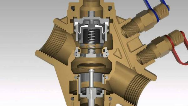 The principle of operation of the balancing valve in the heating system