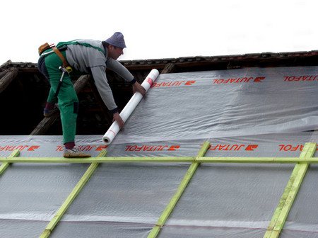 roofing film installation process