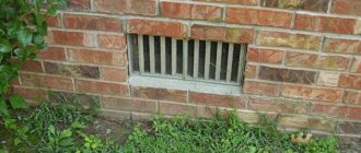 Air vents (vents) for foundation ventilation - are they needed or not?