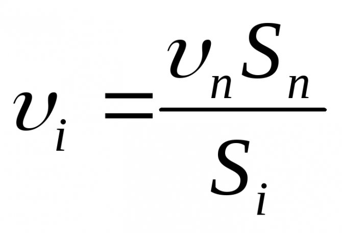 Calculation of the diameter of heating pipes