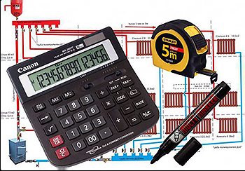 Calculations for the heating system