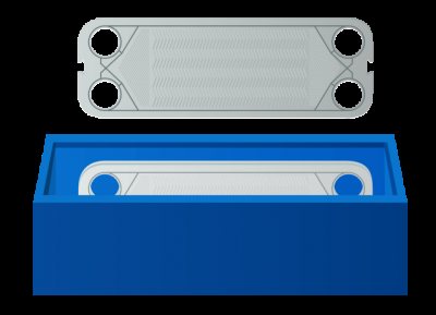 Dismountable chemical-mechanical cleaning of the heat exchanger