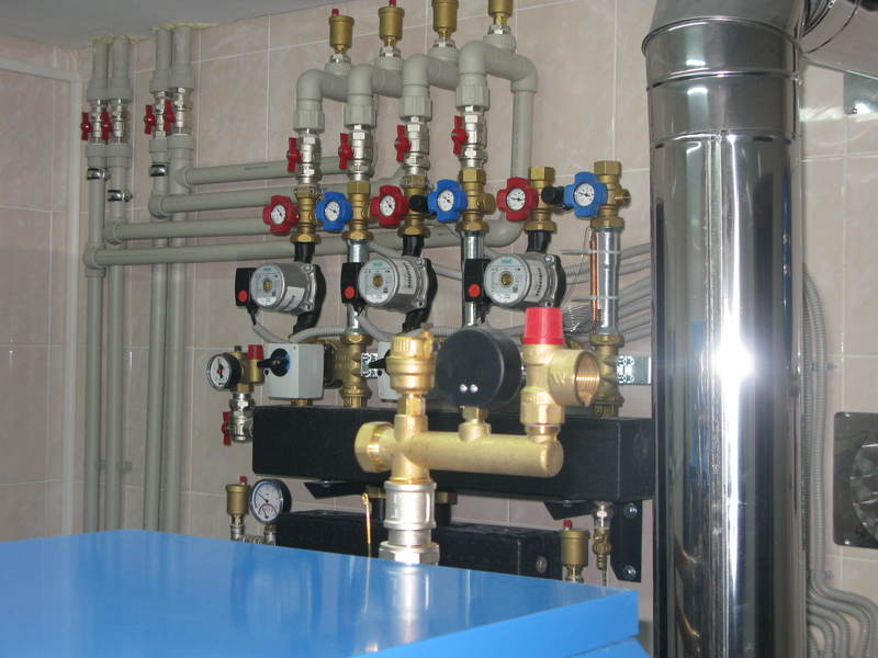 Gasboiler bedrading