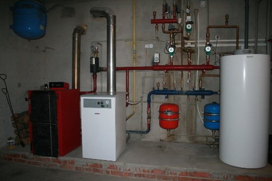 Reserve boiler para sa gas