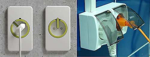 Sockets in the bathroom: Where and which can be installed