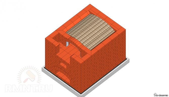 תנור רוסי DIY: ציורים והזמנה