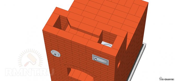 الموقد الروسي DIY: الرسومات والطلب