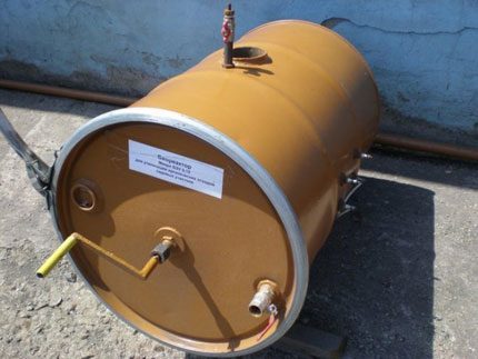 Homemade barrel bioreactor