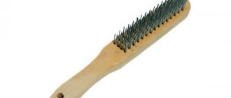 Rust cleaning brush