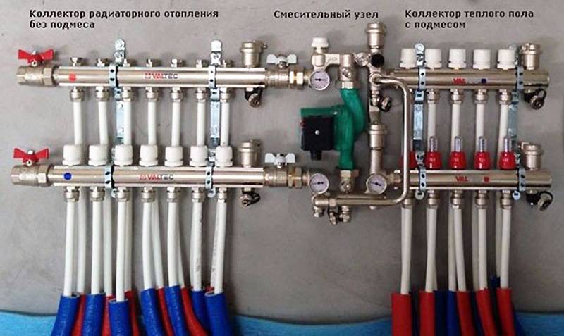 Bedradingsschema voor water-vloerverwarming: versies en handleiding van het apparaat